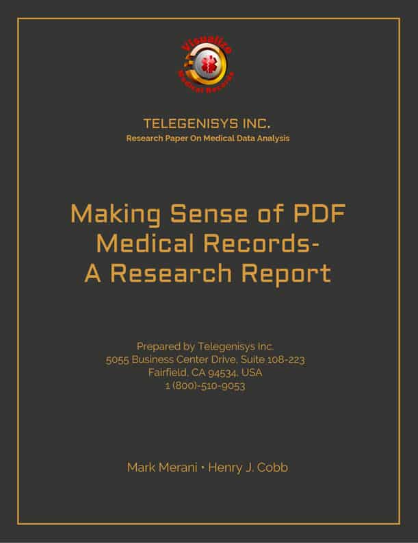 Research Report - Making Sense of PDF Medical Records