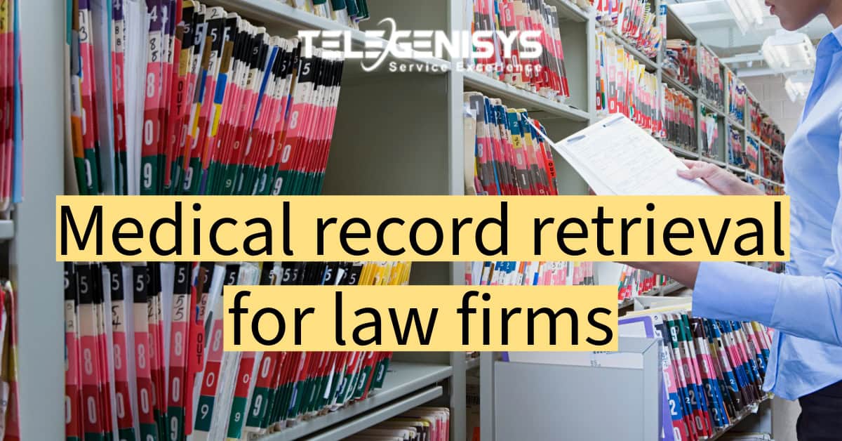 Medical record retrieval for law firms